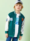 LCW Thick Michigan Green Baseball Jacket 13430