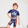 Avengers Blue 3 pcs Swimsuit with Cap 13052