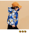 G Duck Blue Hooded Puffer Jacket 13155