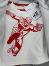 HM Spiderman Hoodie Trouser Shirt Grey Tracksuit Set 13419