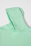 ZR Apple Green Loose Ends Style Hoodie 12712