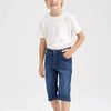 ESN Mid Wash Blue Denim Bermuda Shorts 11775