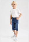 ESN Mid Wash Blue Denim Bermuda Shorts 11775