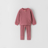 ZR Pink Waffle Texture Rib Hanley Style All Weather Tracksuit 11382