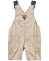 CRT Beige Webstrap Short Length Cotton Overalls Dungaree 12132