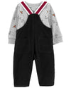 Oshksh Corduroy Full Length Overalls Dungaree 12141