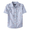 CP Blue Flag Printed Casual Shirt