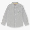 SM White Grey Casual Check Shirt