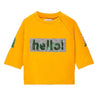 MORAL Yellow Hello Printed T-shirt