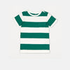 ANK Green and White Stripes Shirt 7086