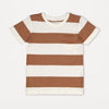 ANK Navy Brown and White Stripes Shirt 7090