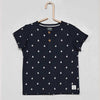 EC Black Boat Pattern T-shirt