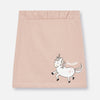 FB Light Pink Sparkle Unicorn Printed Skirt