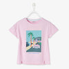 VBDT Pink Hollywood Tree and Car Printed T-shirt