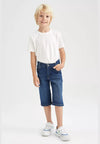 ESN Mid Wash Blue Denim Bermuda Shorts 11775