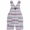 Oshksh Striped Short Length Overalls Dungaree 12235