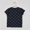 EC Black Boat Pattern T-shirt