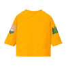 MORAL Yellow Hello Printed T-shirt