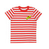 Furturino Boy White Red Lines Jersey T-shirt