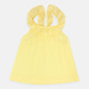 MNG Frill Yellow Sleeveless Top 3366