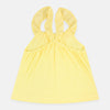 MNG Frill Yellow Sleeveless Top 3366