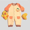 Cute Duck Cartoon Fleece Romper