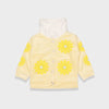 Sun Flower Yellow Warm Shirt and Trouser with Fur 2PCS Set