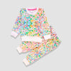 Lefties Mix Paint Dotted Shirt and Trouser 2PCS Set 