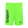 Umbro Florescent Green Interlock Shorts