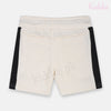 Minoti Black and Off-white Terry Short