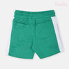 Minoti White and Green Terry Short