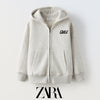 ZR SKTD Grey Zipper Hoodie 12646