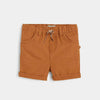 Topo Mini Wood Brown Cotton Jeans Shorts