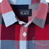 CP Red Blue and White Casual Check Shirt