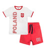 Cool Club Red and White Shirt with Short 2PCS Set 