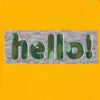 MORAL Yellow Hello Printed T-shirt