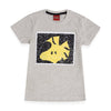 Peanut Sequence Grey T Shirt 3120