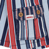 OM Blue Red and White Lining Shorts