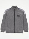 HF Grey Dryfit Mockneck Zipper Jacket 11051