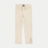 HF Logo Embroided Cream Unisex Trouser 11234