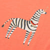 Zebra Frilling Peach Shirt 7328