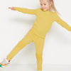 LDX Knee Frill Mustard Legging 3482