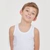 BOYS STRETCH COTTON VEST  2 Pcs Pack #2493 ML