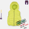 BENETN Florescent Green Sleeveless Jacket 9697