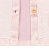 ORC Owl Pink Pockets Knitted Cardigan 11543