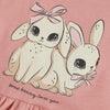 HM Bunny Loves you Pink Frock 8062