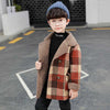 Unisex Orange Check Butter Fur Coat 11438