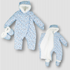 Blue Tiger Paris Quilted Snow Suit #12443