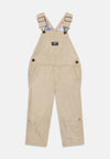 CRT Fold Check Light Khaki Full Length Overalls Dungaree 12110