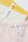 HM Mustard Yellow Shorts 7798